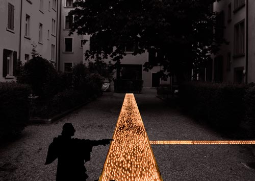 Sculpture sociale - Illumination von Muma in Zürich